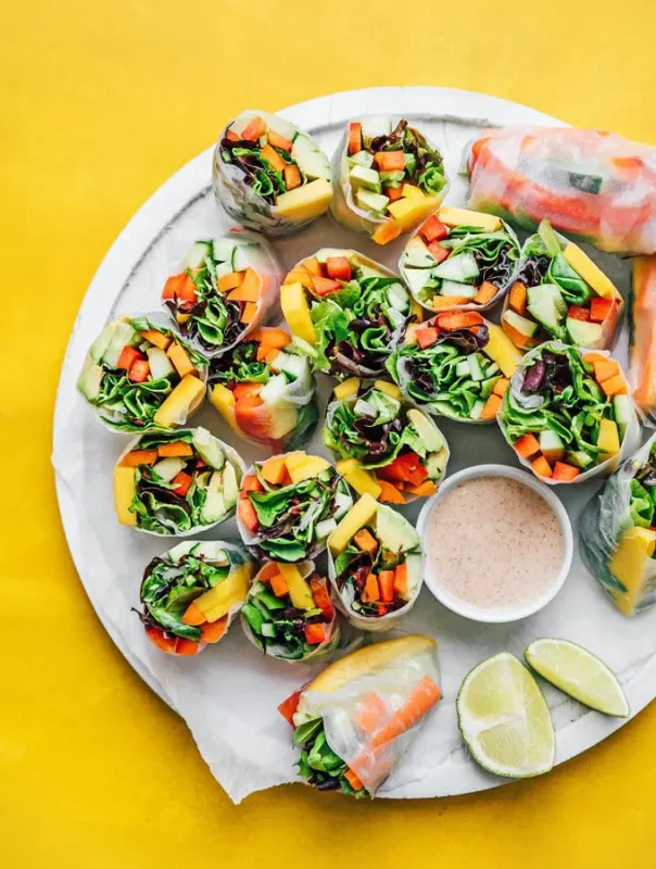 Vegan Vegetable Vietnamese Spring Rolls